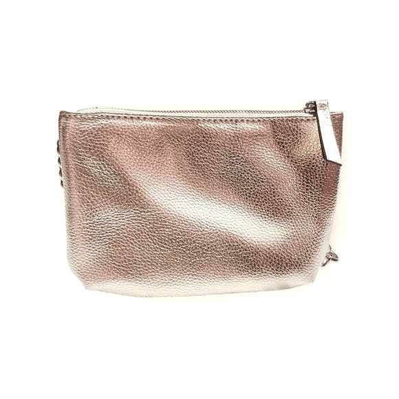 Nine West Metallic Gold Crossbody adjustable Strap bag/ Purse, party wedding - Picture 6 of 11